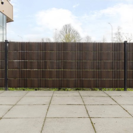 Toldos de balcón 10 uds ratán sintético marrón negro 255x19 cm by vidaXL, fence panels - Ref: Foro24-156315, Price: 48,32 €, ...