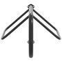 Wandmontage-Sattelhalterung aus schwarzem Eisen von vidaXL, Sattelständer - Ref: Foro24-172428, Preis: 61,24 €, Rabatt: %