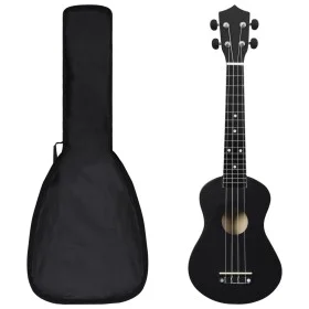 Soprano ukulele set with case for children black 23" by vidaXL, String instruments - Ref: Foro24-70152, Price: 34,75 €, Disco...