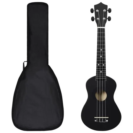 Soprano ukulele set with case for children black 23" by vidaXL, String instruments - Ref: Foro24-70152, Price: 34,75 €, Disco...