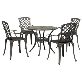 Gartensitzgruppe 5-teilig, gegossenes Aluminium in Bronze von vidaXL, Gartensets - Ref: Foro24-3216334, Preis: 656,76 €, Raba...