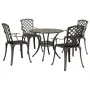 Juego de comedor de jardín 5 piezas aluminio fundido bronce de vidaXL, Conjuntos de jardín - Ref: Foro24-3216334, Precio: 669...
