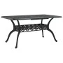 Juego de comedor de jardín 5 piezas aluminio fundido negro by vidaXL, Garden sets - Ref: Foro24-3216317, Price: 947,96 €, Dis...
