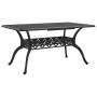 Juego de comedor de jardín 5 piezas aluminio fundido negro by vidaXL, Garden sets - Ref: Foro24-3216317, Price: 966,43 €, Dis...