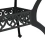 Gartensitzgruppe 5-teilig aus schwarzem Gusseisen von vidaXL, Gartensets - Ref: Foro24-3216317, Preis: 947,96 €, Rabatt: %