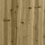Torre de juegos con pared escalada madera pino 85x52,5x265 cm