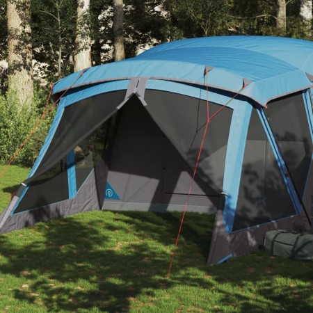 Zelt mit Vordach für 4 Personen, wasserdicht, blau. von vidaXL, Zelte - Ref: Foro24-94537, Preis: 214,33 €, Rabatt: %