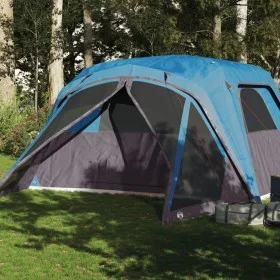 Tienda campaña familiar con porche 6 personas impermeable azul by vidaXL, tents - Ref: Foro24-94549, Price: 158,47 €, Discoun...