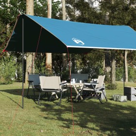 Lona de camping impermeable azul 460x305x210 cm de vidaXL, Tiendas de campaña - Ref: Foro24-94686, Precio: 52,16 €, Descuento: %