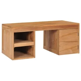 Mesa de centro de madera maciza de teca 90x50x40 cm by vidaXL, Coffee table - Ref: Foro24-288902, Price: 137,36 €, Discount: %