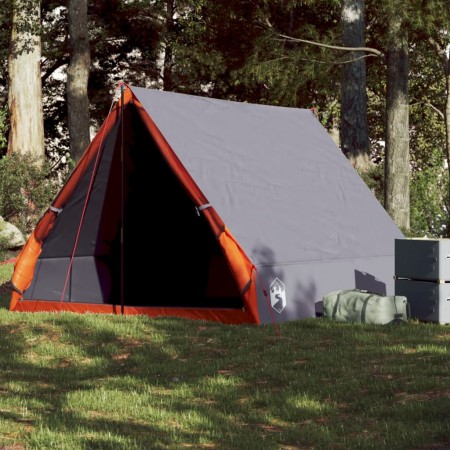 Tienda de campaña marco en A para 2 personas impermeable gris by vidaXL, tents - Ref: Foro24-94757, Price: 50,19 €, Discount: %