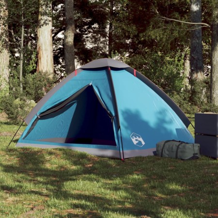 Tienda de campaña iglú para 2 personas impermeable azul von vidaXL, Zelte - Ref: Foro24-94760, Preis: 34,62 €, Rabatt: %