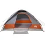 Tienda familiar con cúpula impermeable 6 personas gris naranja de vidaXL, Tiendas de campaña - Ref: Foro24-94783, Precio: 114...