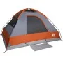 Tienda familiar con cúpula impermeable 6 personas gris naranja de vidaXL, Tiendas de campaña - Ref: Foro24-94783, Precio: 114...