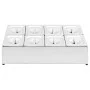 Gastronorm tray support with 8 1/6 stainless steel trays by vidaXL, Kitchen utensil containers - Ref: Foro24-51225, Price: 11...