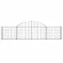 Gabion baskets 11 units, arched shape, iron, 200x30x40/60 cm by vidaXL, Pots and planters - Ref: Foro24-3146056, Price: 487,7...