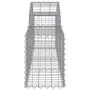 Gabion baskets 11 units, arched shape, iron, 200x30x40/60 cm by vidaXL, Pots and planters - Ref: Foro24-3146056, Price: 487,7...