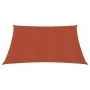 HDPE terracotta shade sail 160 g/m² 2x2 m by vidaXL, Umbrellas - Ref: Foro24-311327, Price: 20,29 €, Discount: %