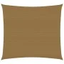 Taupe grey HDPE sail shade 160 g/m² 4x4 m by vidaXL, Umbrellas - Ref: Foro24-311386, Price: 39,42 €, Discount: %