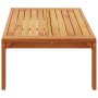 Gartentisch aus massivem Akazienholz, 100 x 50 x 27 cm von vidaXL, Modulare Sofas für den Außenbereich - Ref: Foro24-367620, ...