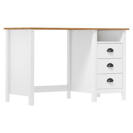 Hill Schreibtisch mit 3 Kiefernholzschubladen 120x50x74 cm von vidaXL, Schreibtische - Ref: Foro24-288998, Preis: 208,01 €, R...
