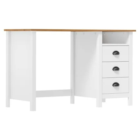 Hill Schreibtisch mit 3 Kiefernholzschubladen 120x50x74 cm von vidaXL, Schreibtische - Ref: Foro24-288998, Preis: 203,87 €, R...