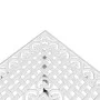 Mesa y sillas de bistró 3 piezas aluminio fundido blanco de vidaXL, Conjuntos de jardín - Ref: Foro24-3216347, Precio: 449,20...