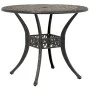 Bistro-Tisch und Stühle, 3-teilig, aus gegossenem Aluminium in Bronze. von vidaXL, Gartensets - Ref: Foro24-3216330, Preis: 4...