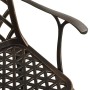 Mesa y sillas de bistró 3 piezas aluminio fundido color bronce by vidaXL, Garden sets - Ref: Foro24-3216345, Price: 456,78 €,...