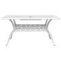 Juego de comedor de jardín 5 piezas aluminio fundido blanco de vidaXL, Conjuntos de jardín - Ref: Foro24-3216318, Precio: 966...