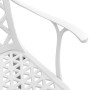 Juego de comedor de jardín 5 piezas aluminio fundido blanco by vidaXL, Garden sets - Ref: Foro24-3216318, Price: 1,00 €, Disc...