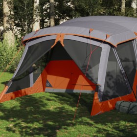 Tent with porch 4 people waterproof orange by vidaXL, tents - Ref: Foro24-94538, Price: 231,74 €, Discount: %