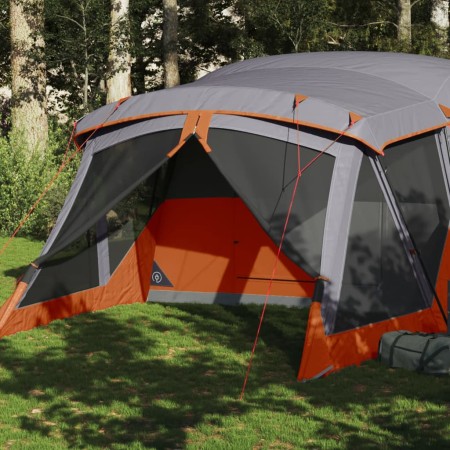 Tent with porch 4 people waterproof orange by vidaXL, tents - Ref: Foro24-94538, Price: 231,74 €, Discount: %