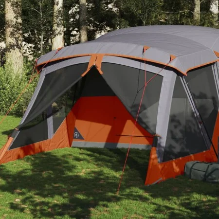 Tent with porch 4 people waterproof orange by vidaXL, tents - Ref: Foro24-94538, Price: 235,95 €, Discount: %