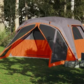 Familienzelt mit Vordach für 4 Personen, wasserdicht, grau-orange. von vidaXL, Zelte - Ref: Foro24-94550, Preis: 172,90 €, Ra...