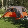Tienda familiar con porche 4 personas impermeable gris naranja by vidaXL, tents - Ref: Foro24-94550, Price: 172,90 €, Discoun...