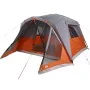 Tienda familiar con porche 4 personas impermeable gris naranja by vidaXL, tents - Ref: Foro24-94550, Price: 172,90 €, Discoun...
