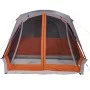 Tienda familiar con porche 4 personas impermeable gris naranja by vidaXL, tents - Ref: Foro24-94550, Price: 172,90 €, Discoun...