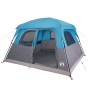 Tienda de campaña familiar para 6 personas impermeable azul by vidaXL, tents - Ref: Foro24-94546, Price: 166,71 €, Discount: %