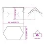 Lona de camping impermeable azul 430x380x210 cm by vidaXL, tents - Ref: Foro24-94680, Price: 53,35 €, Discount: %