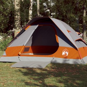 Tienda de campaña iglú para 4 personas impermeable gris naranja by vidaXL, tents - Ref: Foro24-94779, Price: 83,37 €, Discoun...