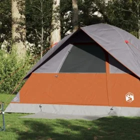 Family tent with dome for 6 people waterproof orange by vidaXL, tents - Ref: Foro24-94705, Price: 117,88 €, Discount: %