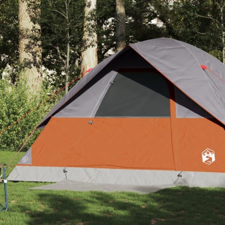 Familienzelt mit Kuppel für 6 Personen wasserdicht orange von vidaXL, Zelte - Ref: Foro24-94705, Preis: 113,79 €, Rabatt: %