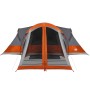 Tienda familiar tipi para 8 personas impermeable gris naranja
