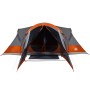 Tienda familiar tipi para 8 personas impermeable gris naranja