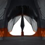 Tienda familiar tipi para 8 personas impermeable gris naranja