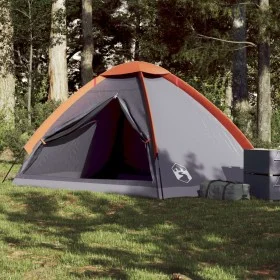 Iglu-Zelt für 4 Personen, wasserdicht, grau-orange. von vidaXL, Zelte - Ref: Foro24-94764, Preis: 64,96 €, Rabatt: %