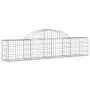 Gabion baskets 12 pcs arch shape iron 200x30x40/60 cm by vidaXL, Pots and planters - Ref: Foro24-3146057, Price: 524,05 €, Di...