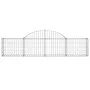 Gabionenkörbe 12 Stück Bogenform Eisen 200x30x40/60 cm von vidaXL, Töpfe und Pflanzgefäße - Ref: Foro24-3146057, Preis: 524,0...