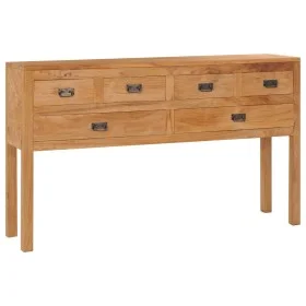 Solid teak wood sideboard 125x30x75 cm by vidaXL, Sideboards - Ref: Foro24-288897, Price: 264,55 €, Discount: %